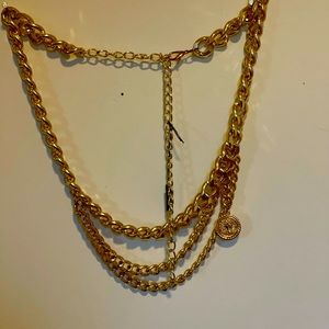 Revolve muse gold belt